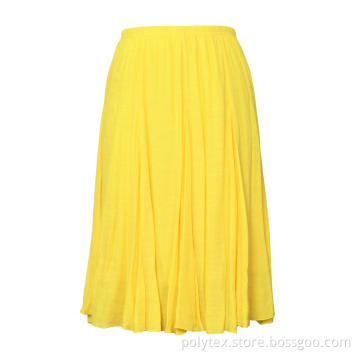 High Waist Two layer Women Summer Pleated Skirts